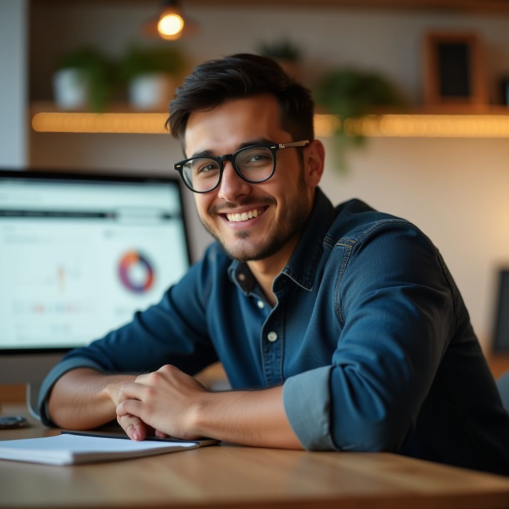 Emprendedora chilena satisfecha con los servicios