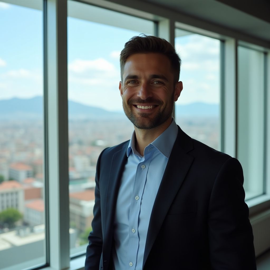 Empresario chileno compartiendo su experiencia